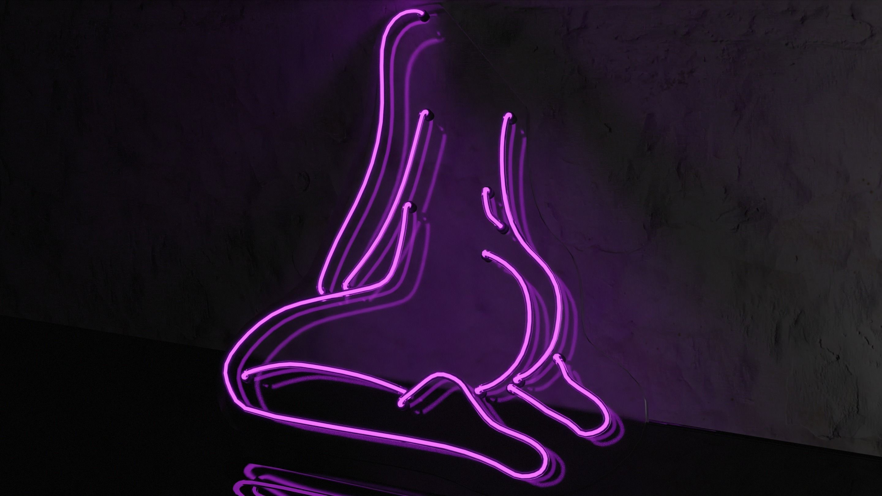 Neon 3D Model 14 - Body Shape 4 3D model_9