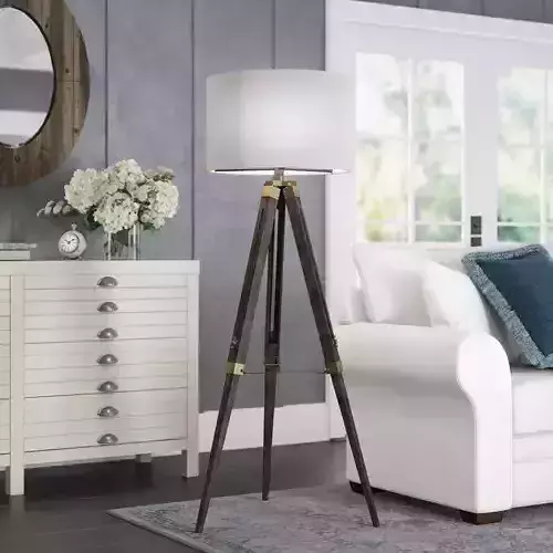 Dalke Tripod Floor Light Lamp - 2 Option 3D model