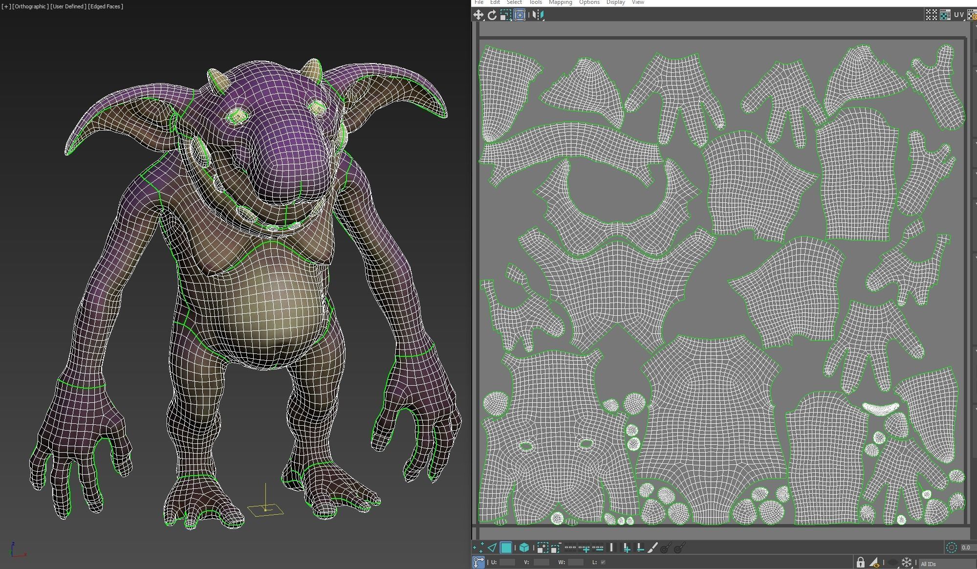 Goblin01 troll Low-poly 3D model_4
