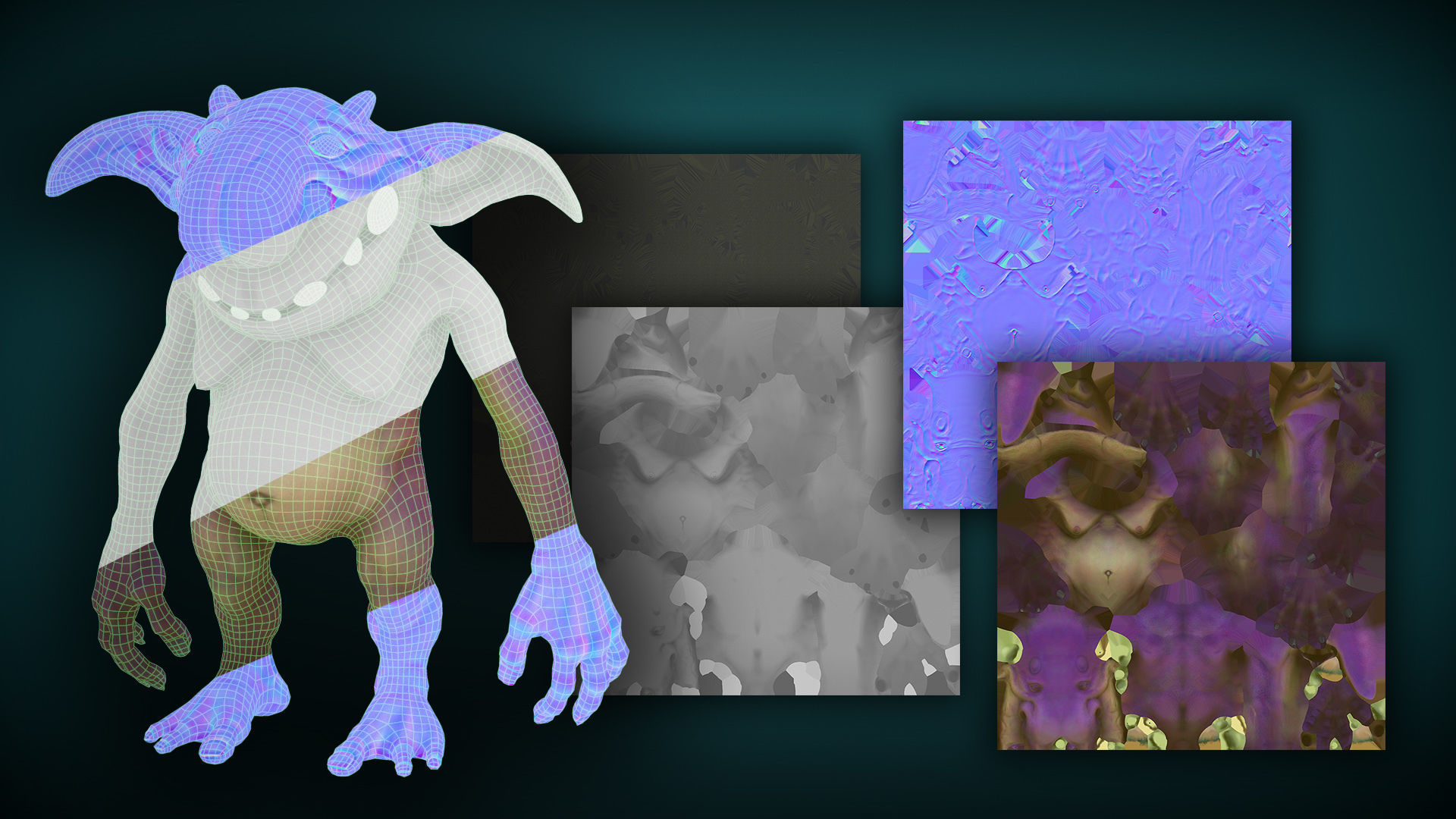 Goblin01 troll Low-poly 3D model_1