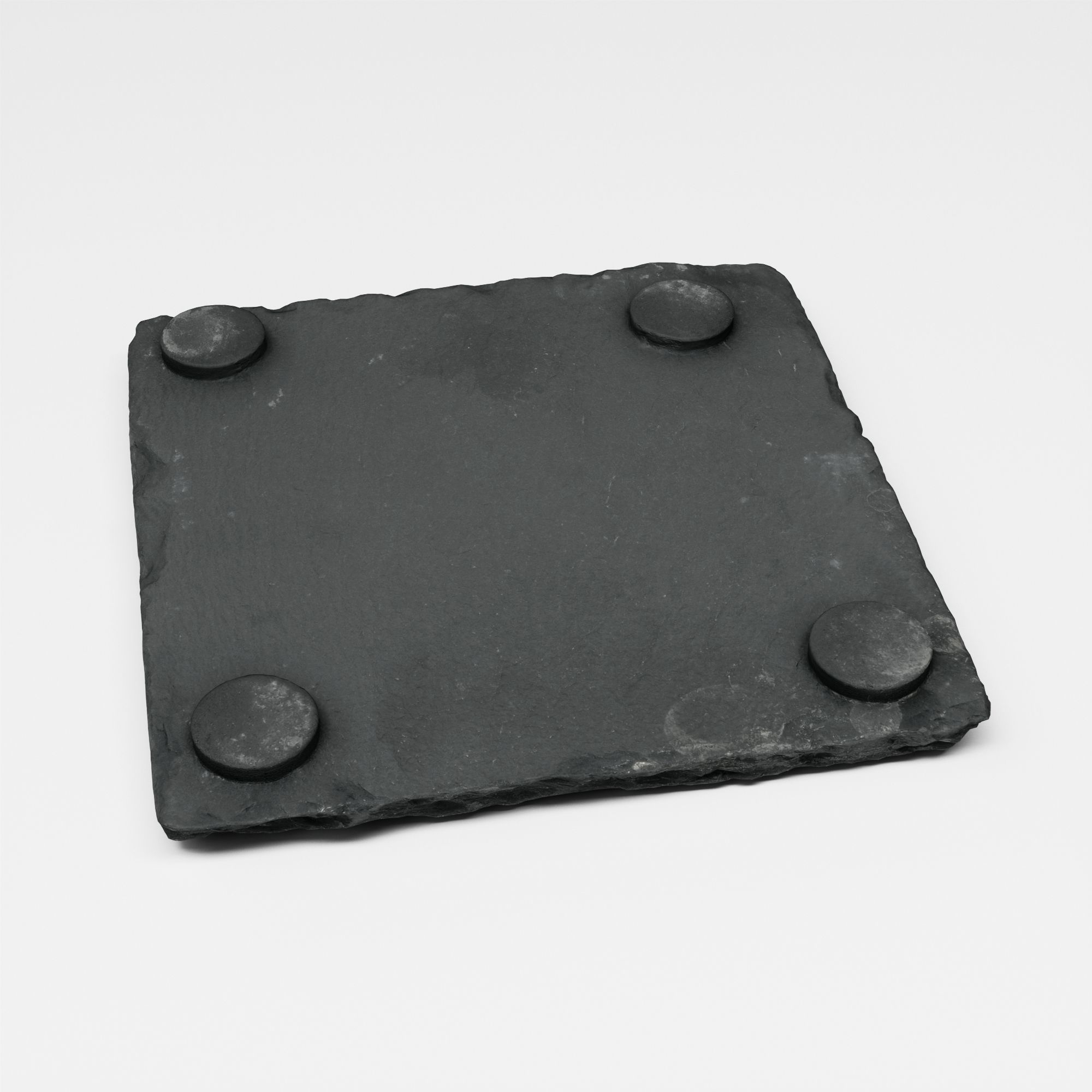 Slate Coasters 4 3D model_5