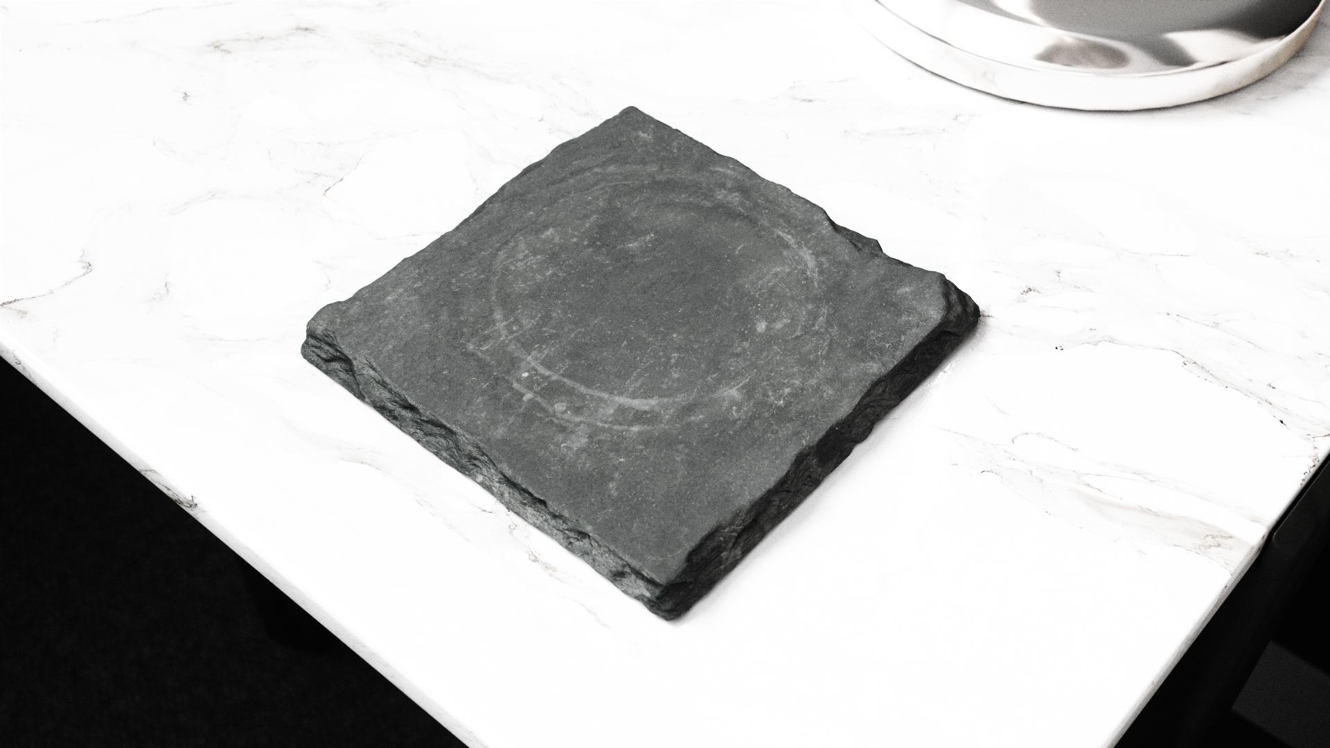 Slate Coasters 4 3D model_1