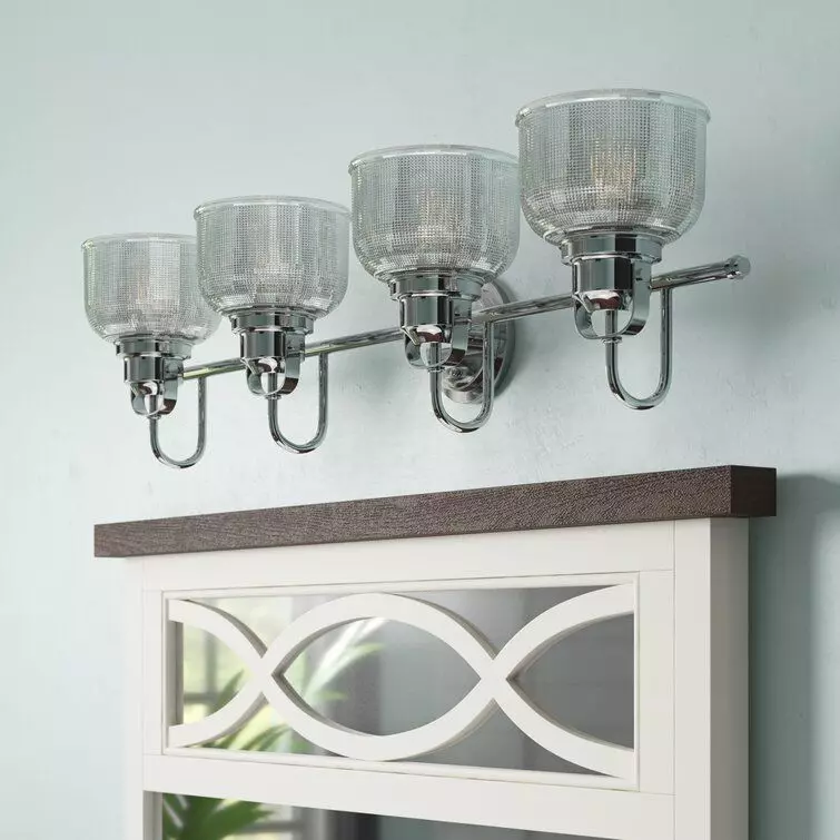 Durrant Light Chrome Bath Bar 3D model_0