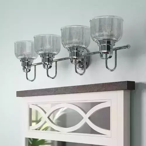 Durrant Light Chrome Bath Bar