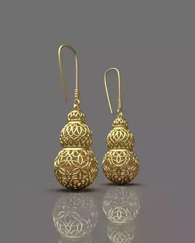Charm spherical earrings