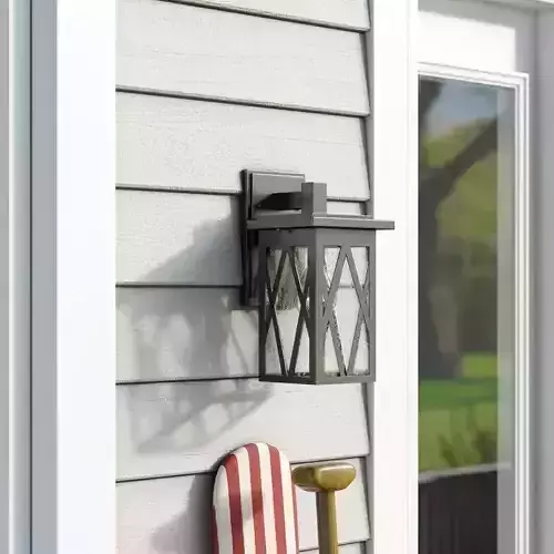 Dunphy Seeded Glass Outdoor Sconce