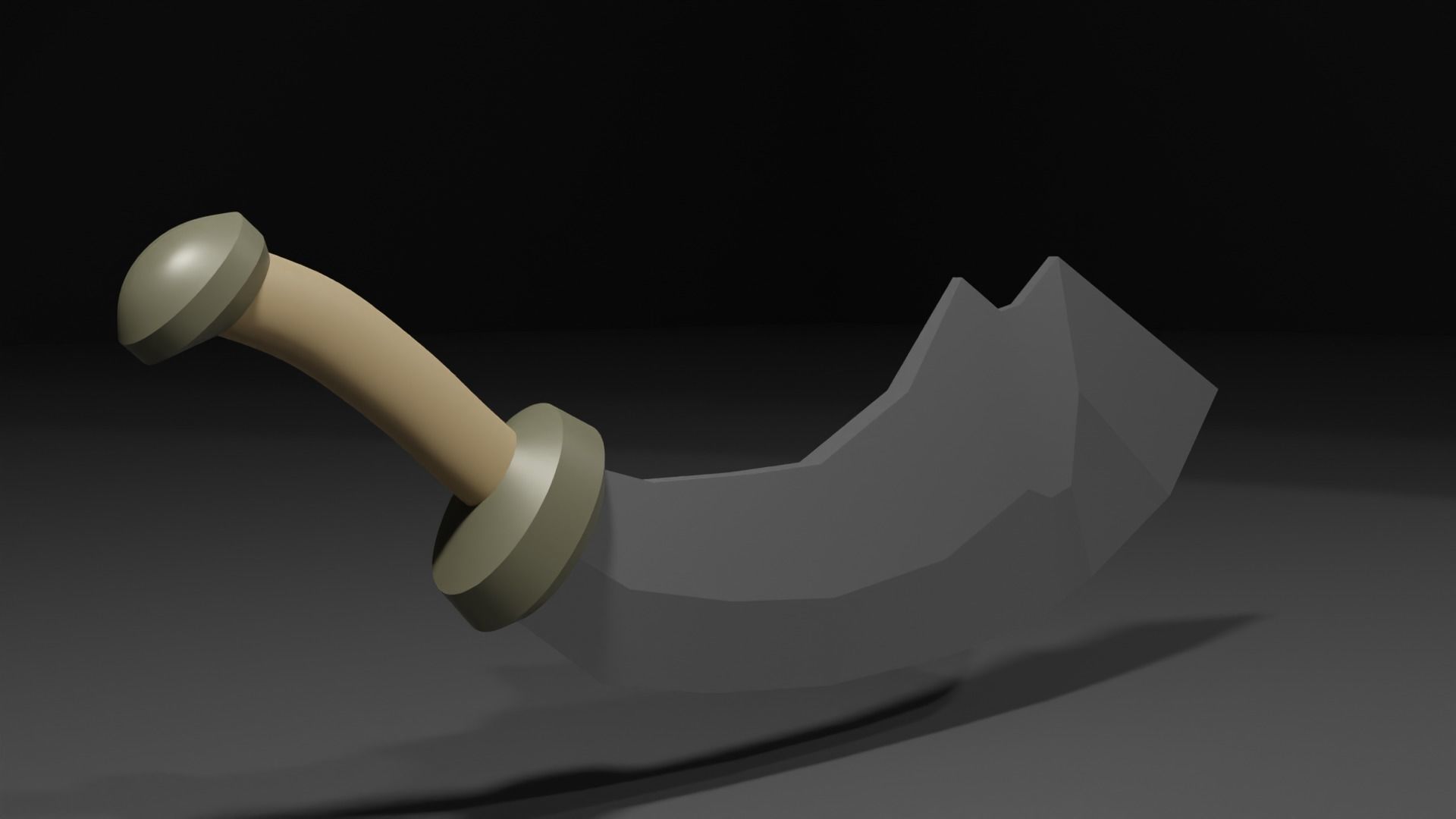 Swords axe 3D model_14