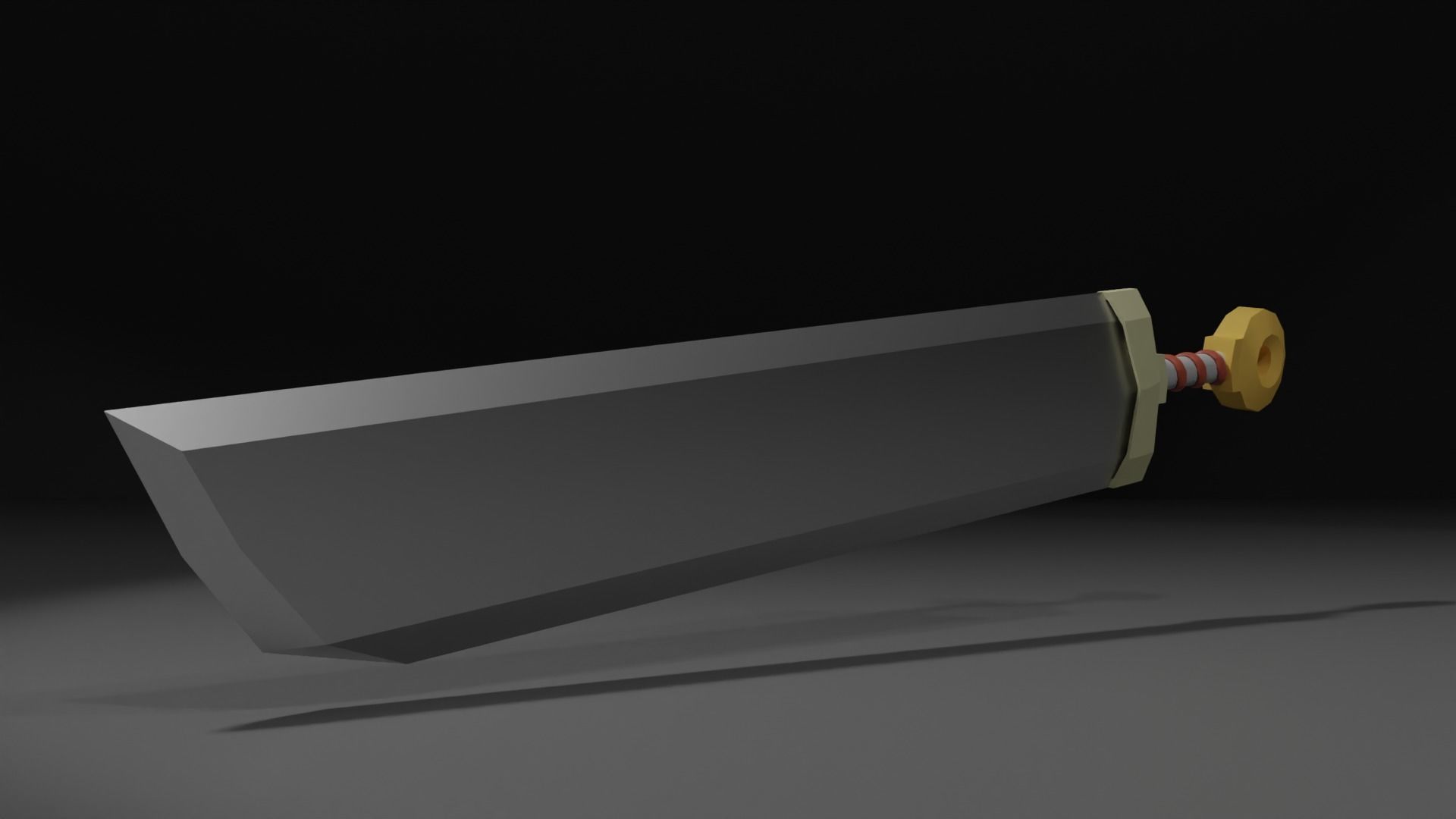 Swords axe 3D model_12