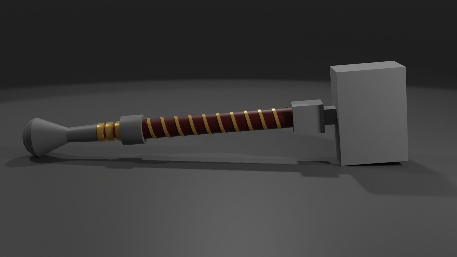 Swords axe 3D model_6
