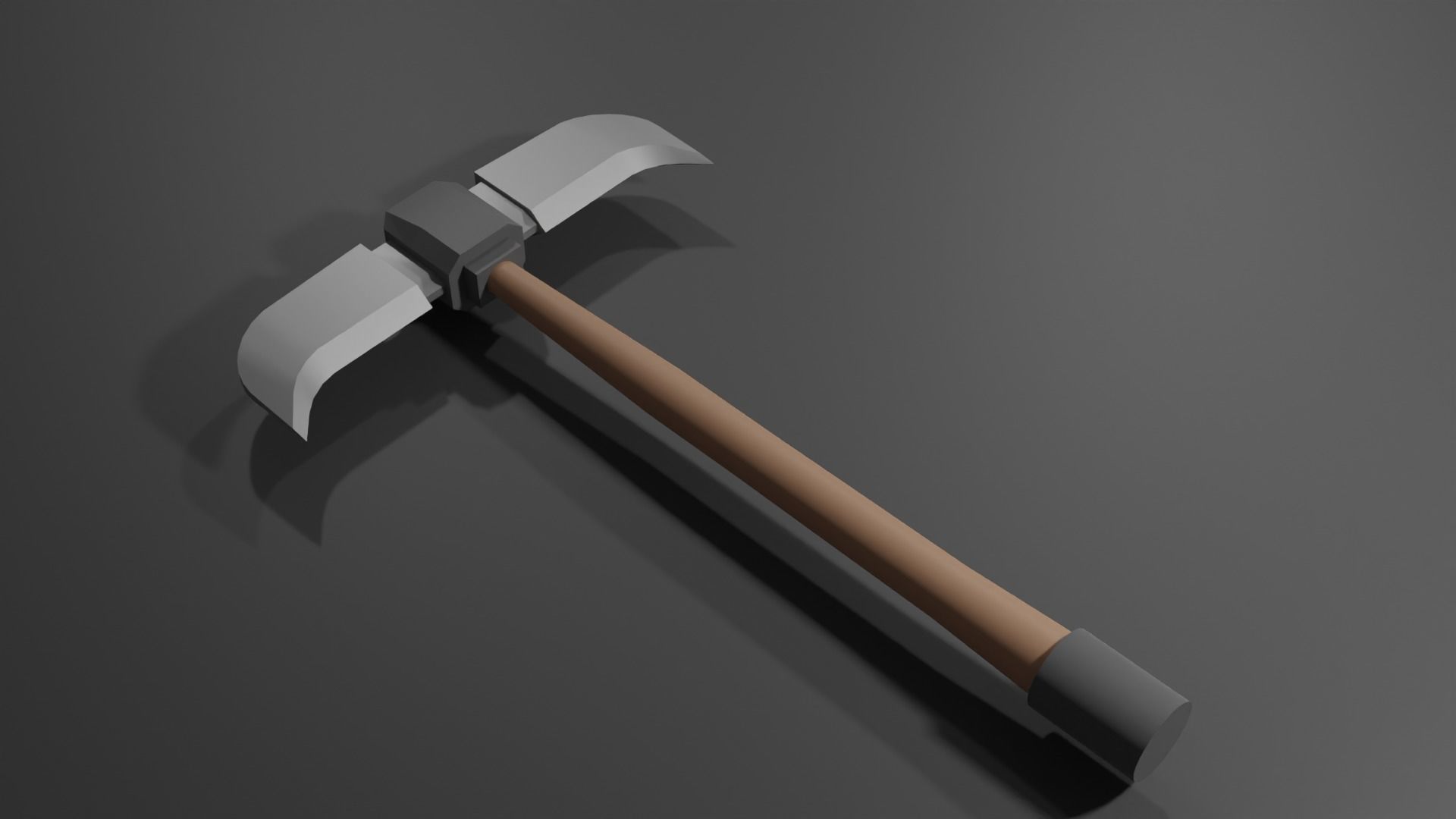 Swords axe 3D model_2