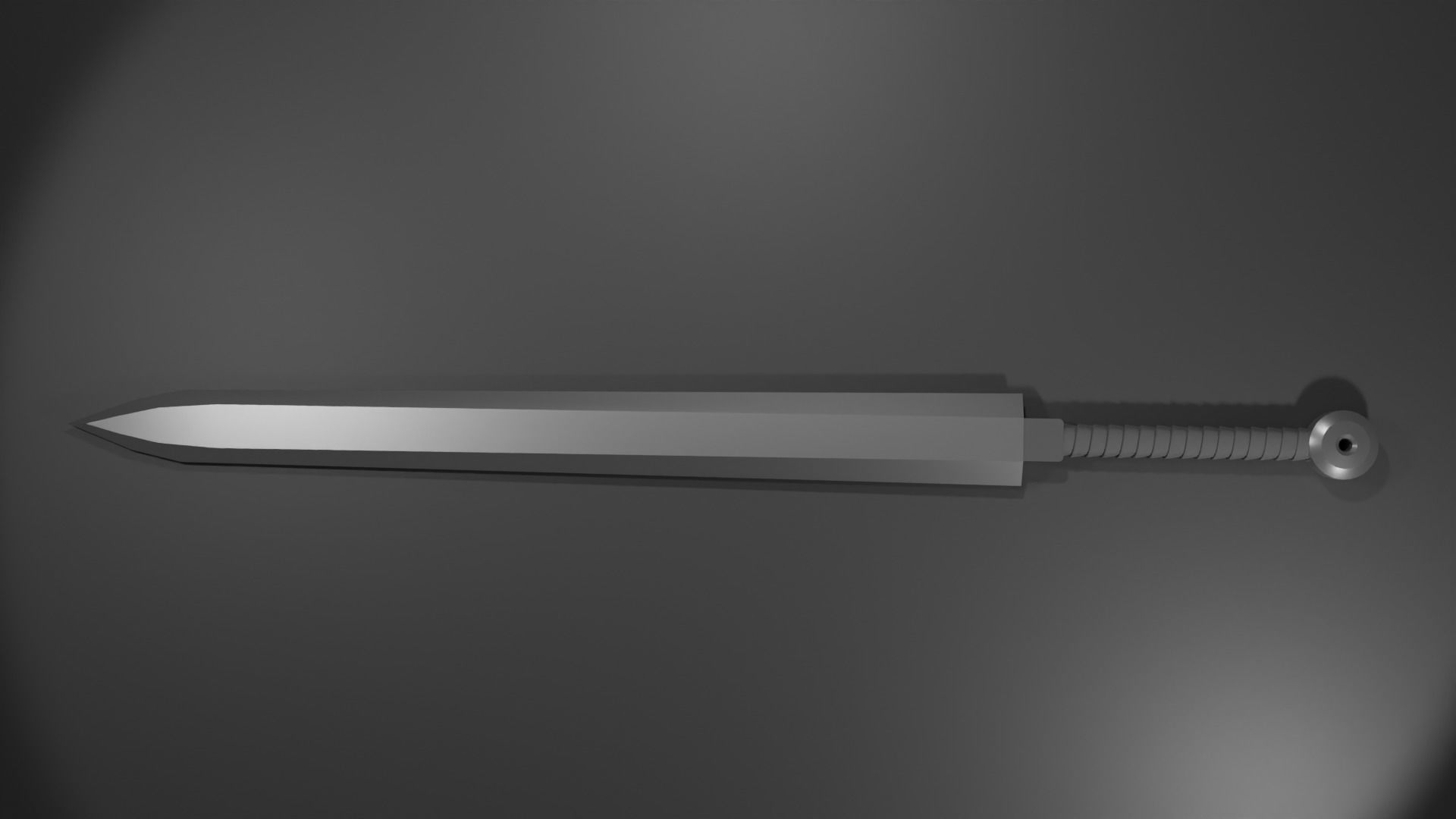 Swords axe 3D model_5