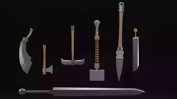 Swords axe