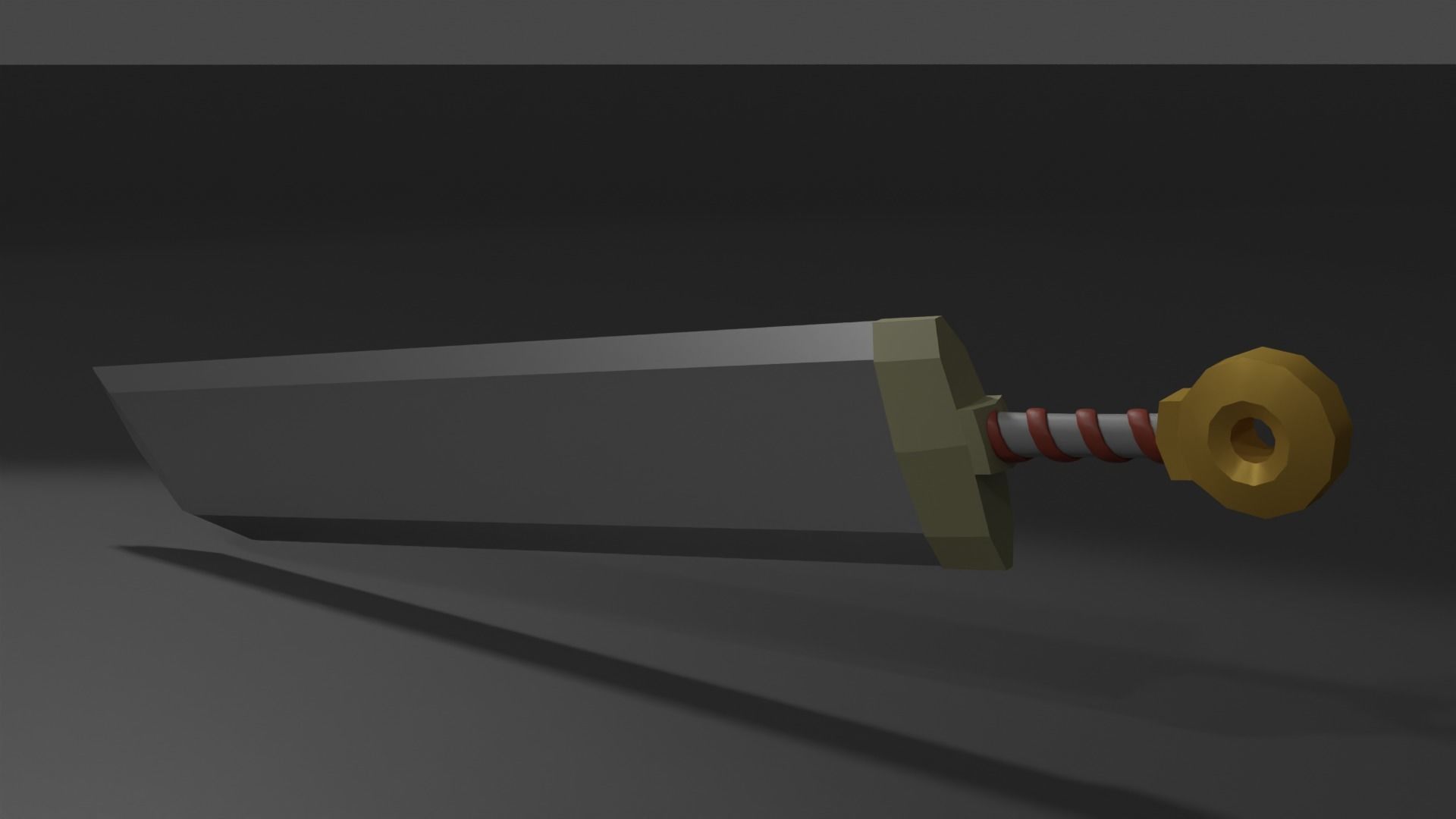 Swords axe 3D model_11