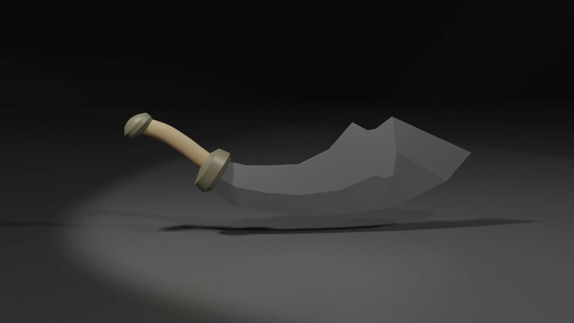 Swords axe 3D model_13