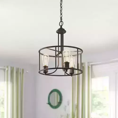 Ceylon Transitional Light Drum Chandelier