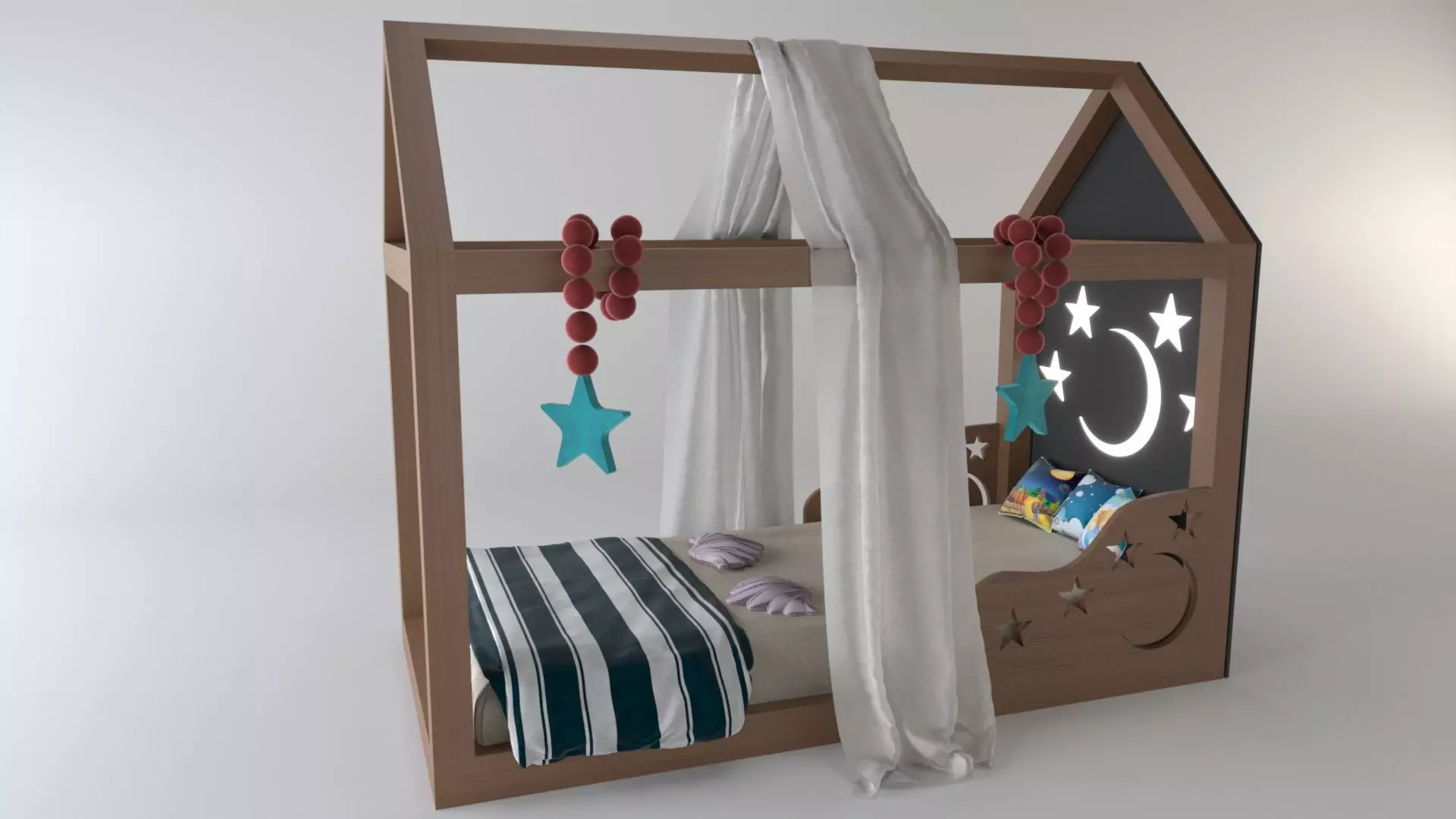 Montessori Bed 3D model