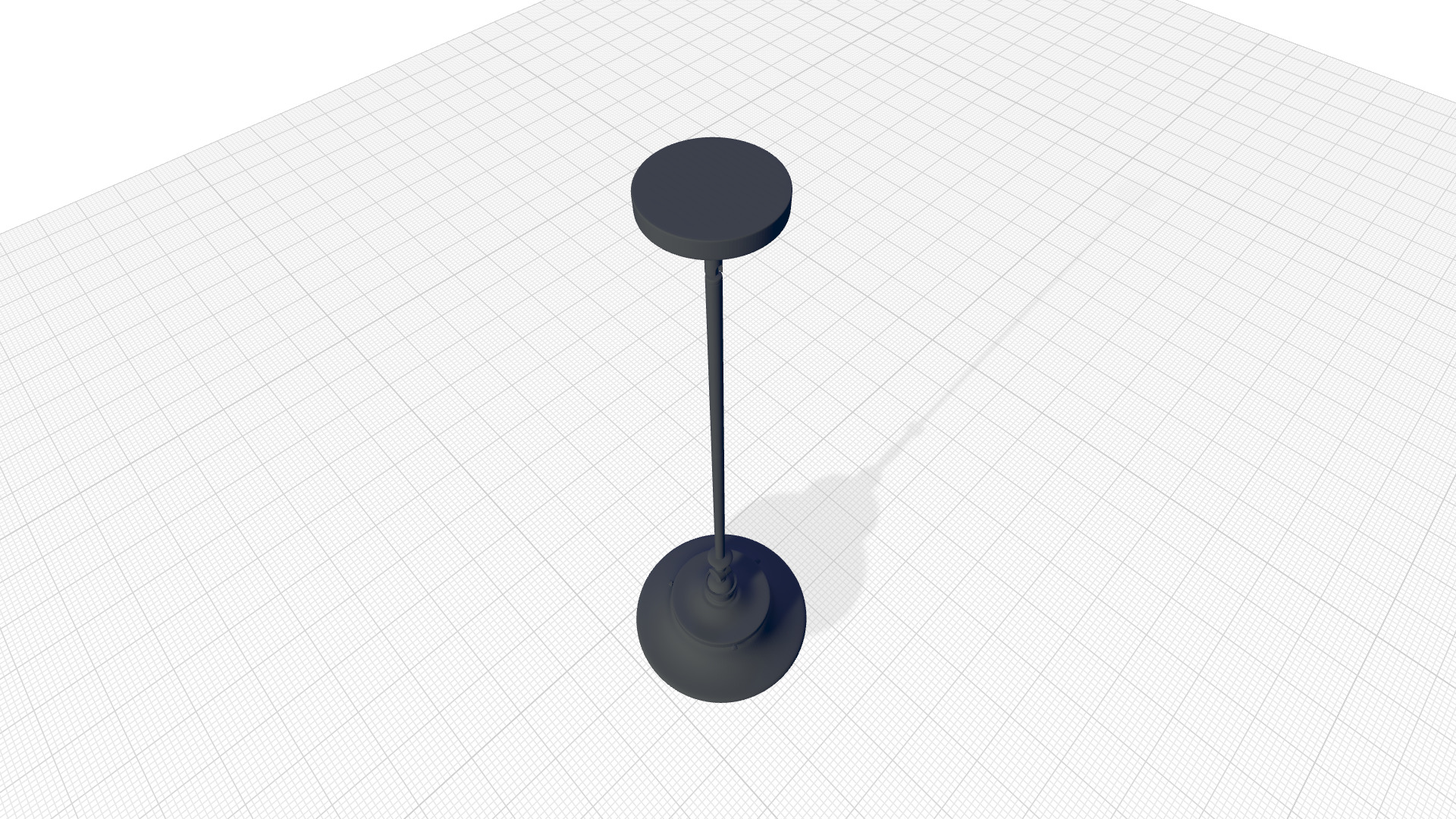 Draeger Light Single Schoolhouse Pendant 3D model_4