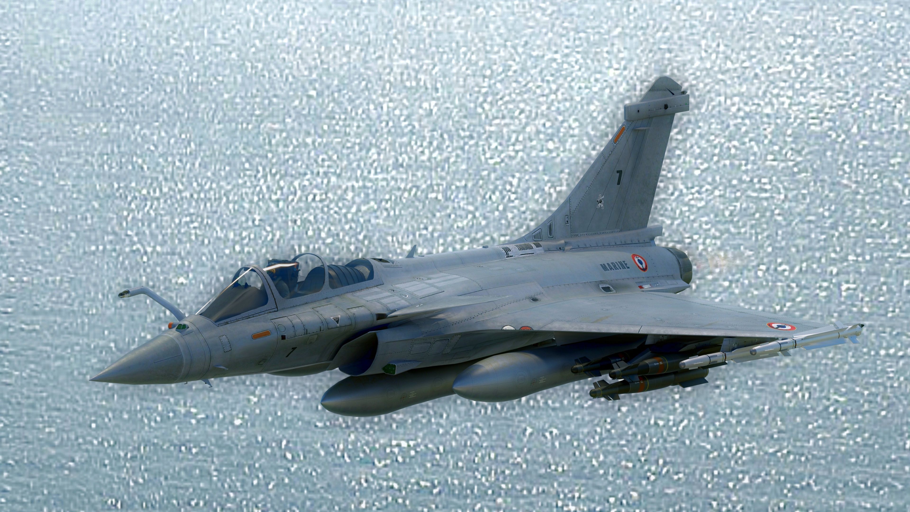 Dassault Rafale M - Fully Rigged - with high resolution Textures Low-poly 3D model_4