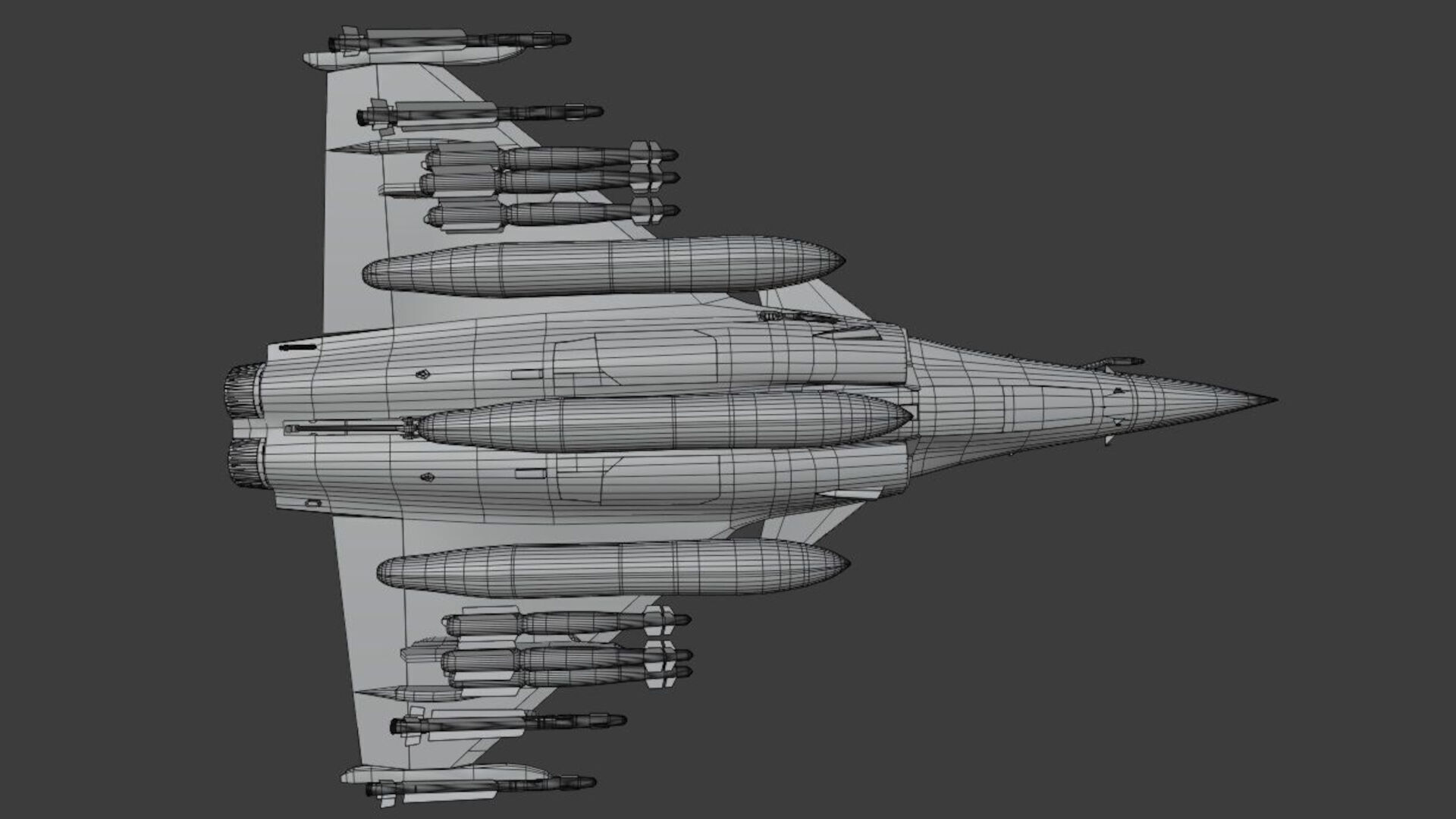 Dassault Rafale M - Fully Rigged - with high resolution Textures Low-poly 3D model_23