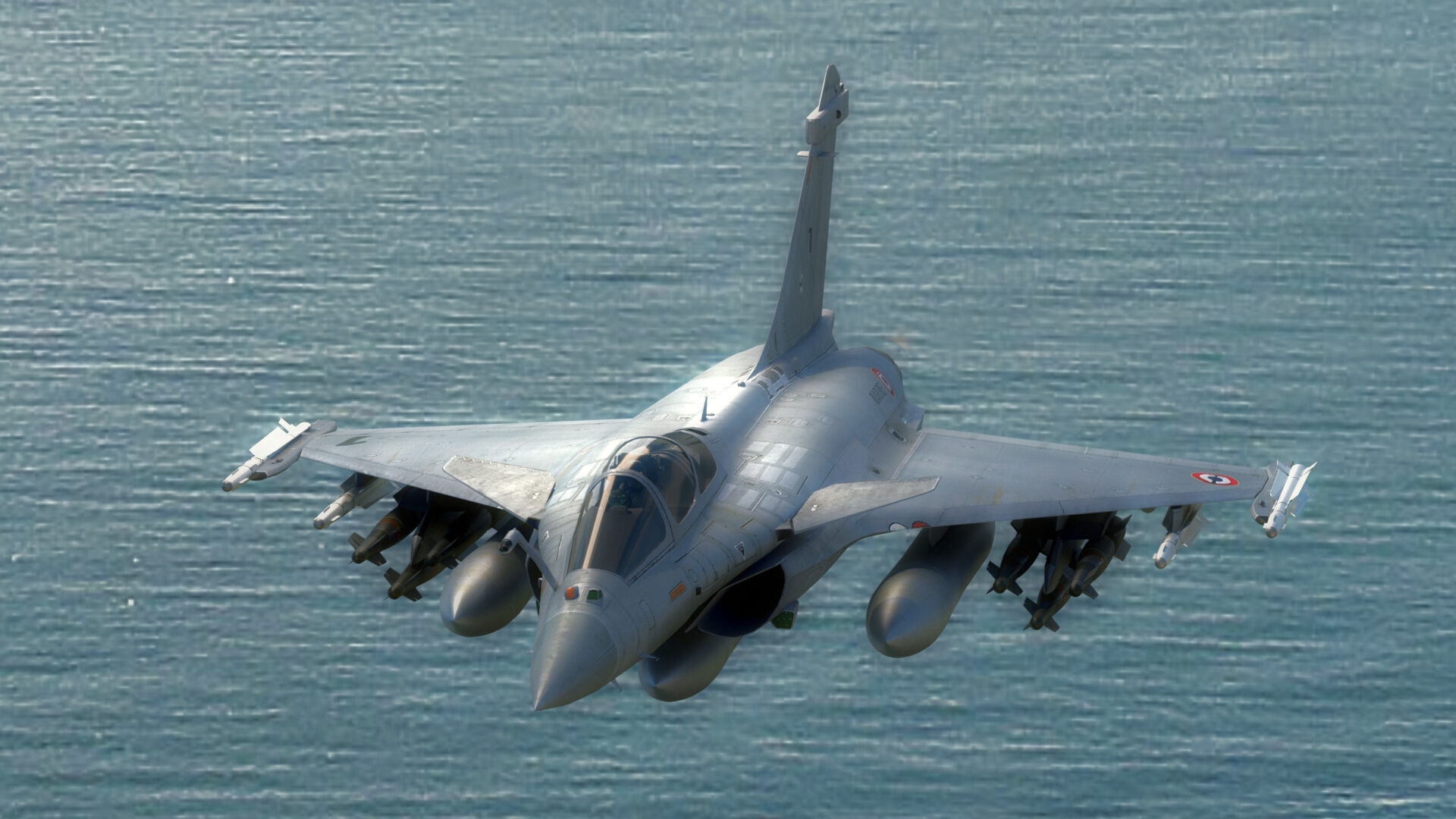 Dassault Rafale M - Fully Rigged - with high resolution Textures Low-poly 3D model_3