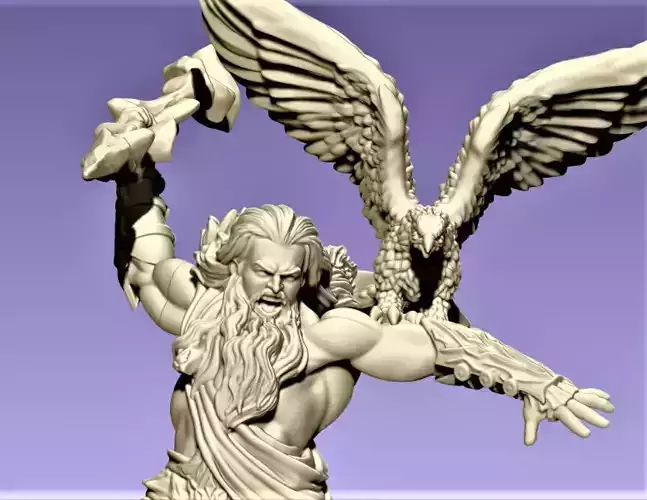 Zeus sculpt