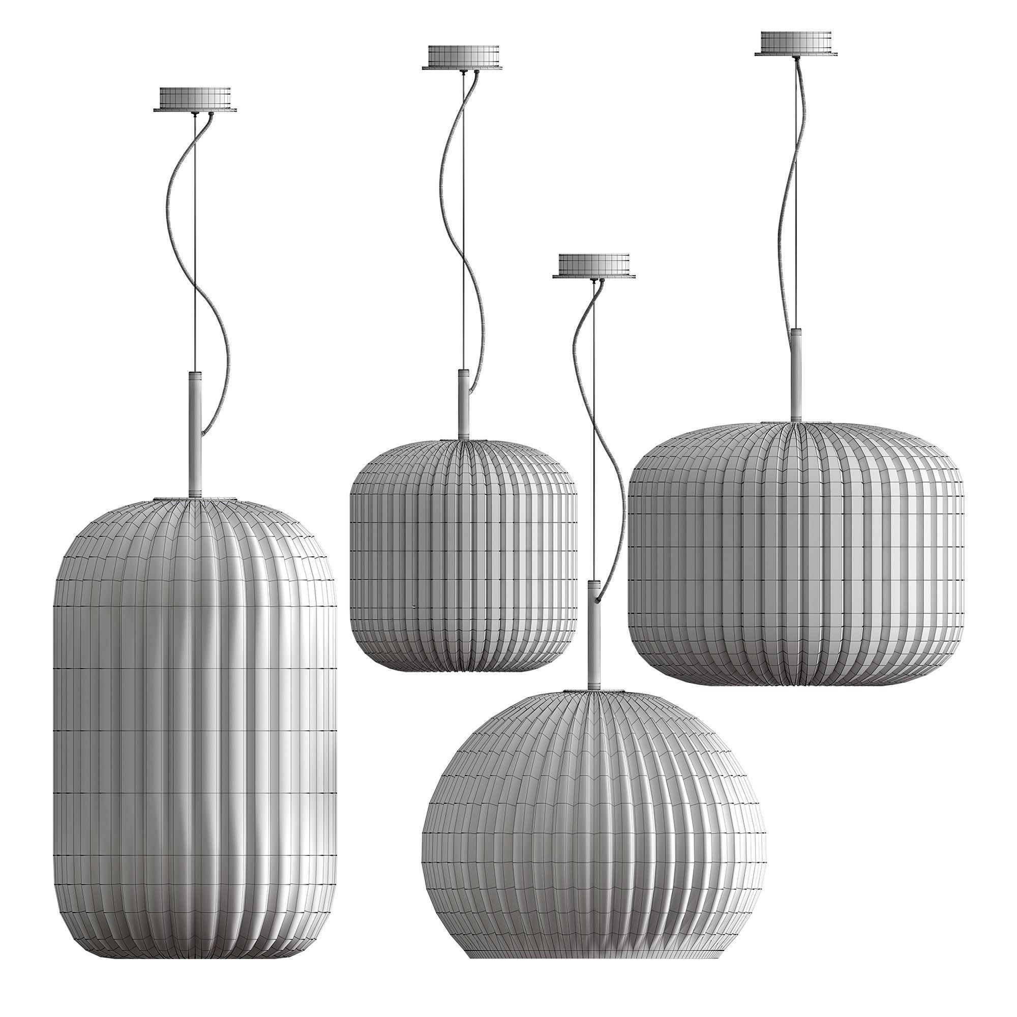 BLOOM Pendant Lamp Valaisin Gronlund 3D model_6