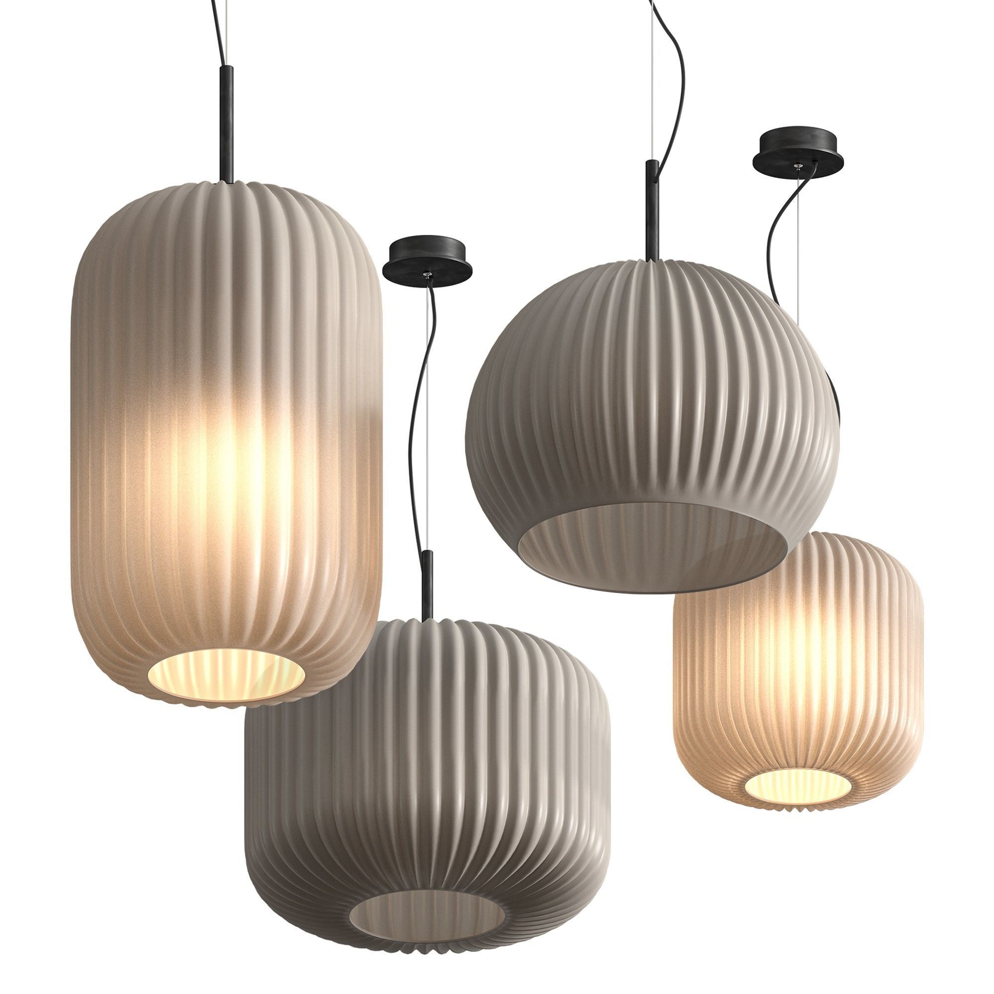 BLOOM Pendant Lamp Valaisin Gronlund 3D model_2