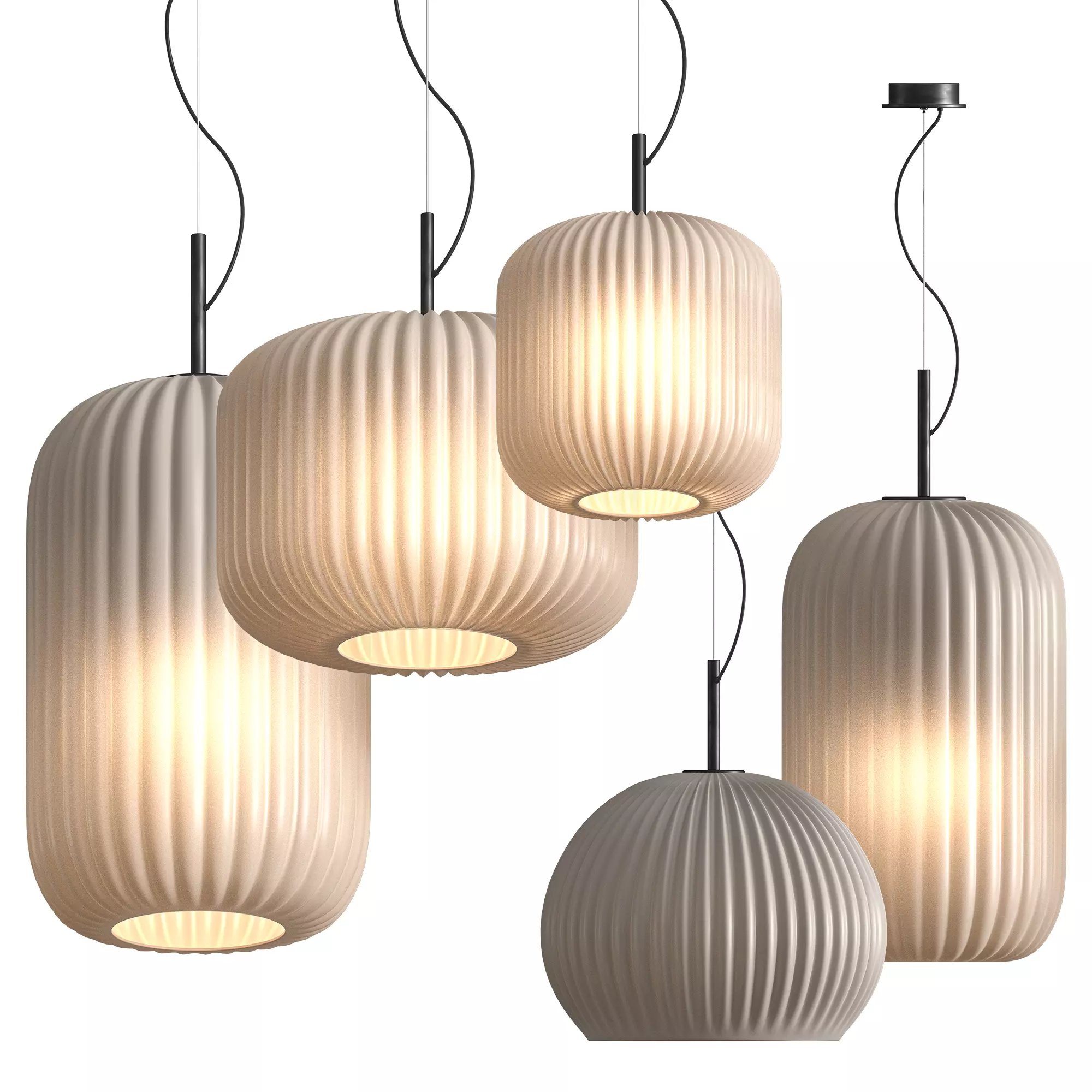 BLOOM Pendant Lamp Valaisin Gronlund 3D model_0