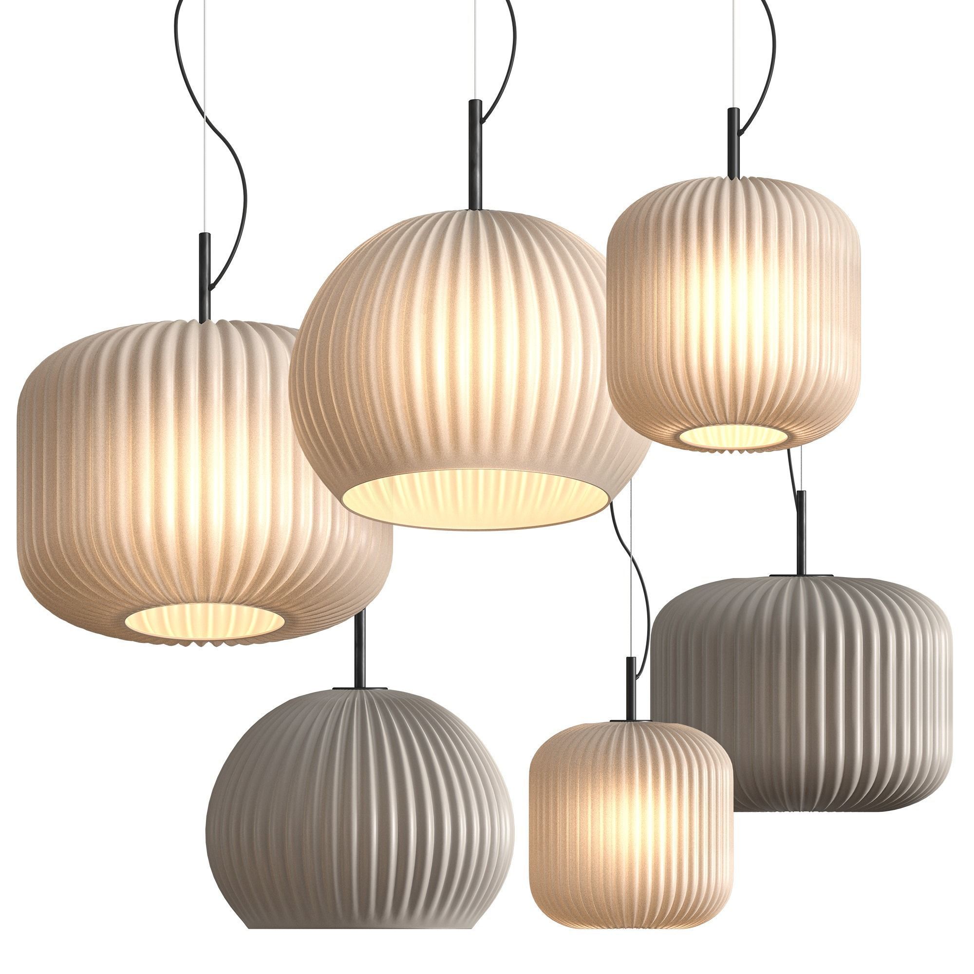 BLOOM Pendant Lamp Valaisin Gronlund 3D model_1