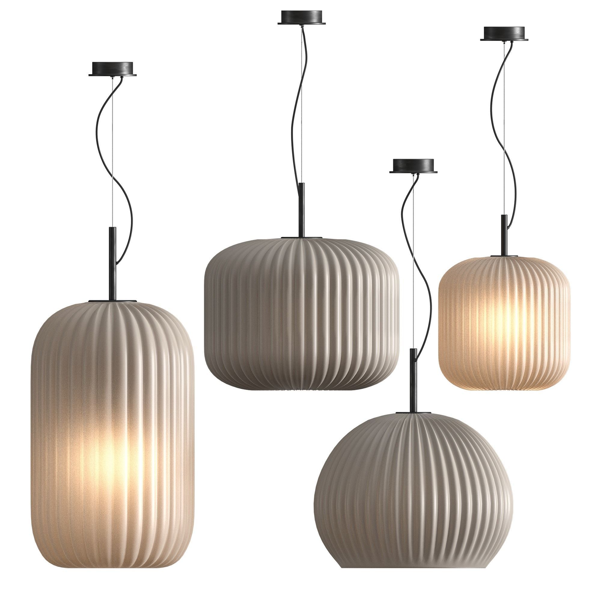 BLOOM Pendant Lamp Valaisin Gronlund 3D model_3
