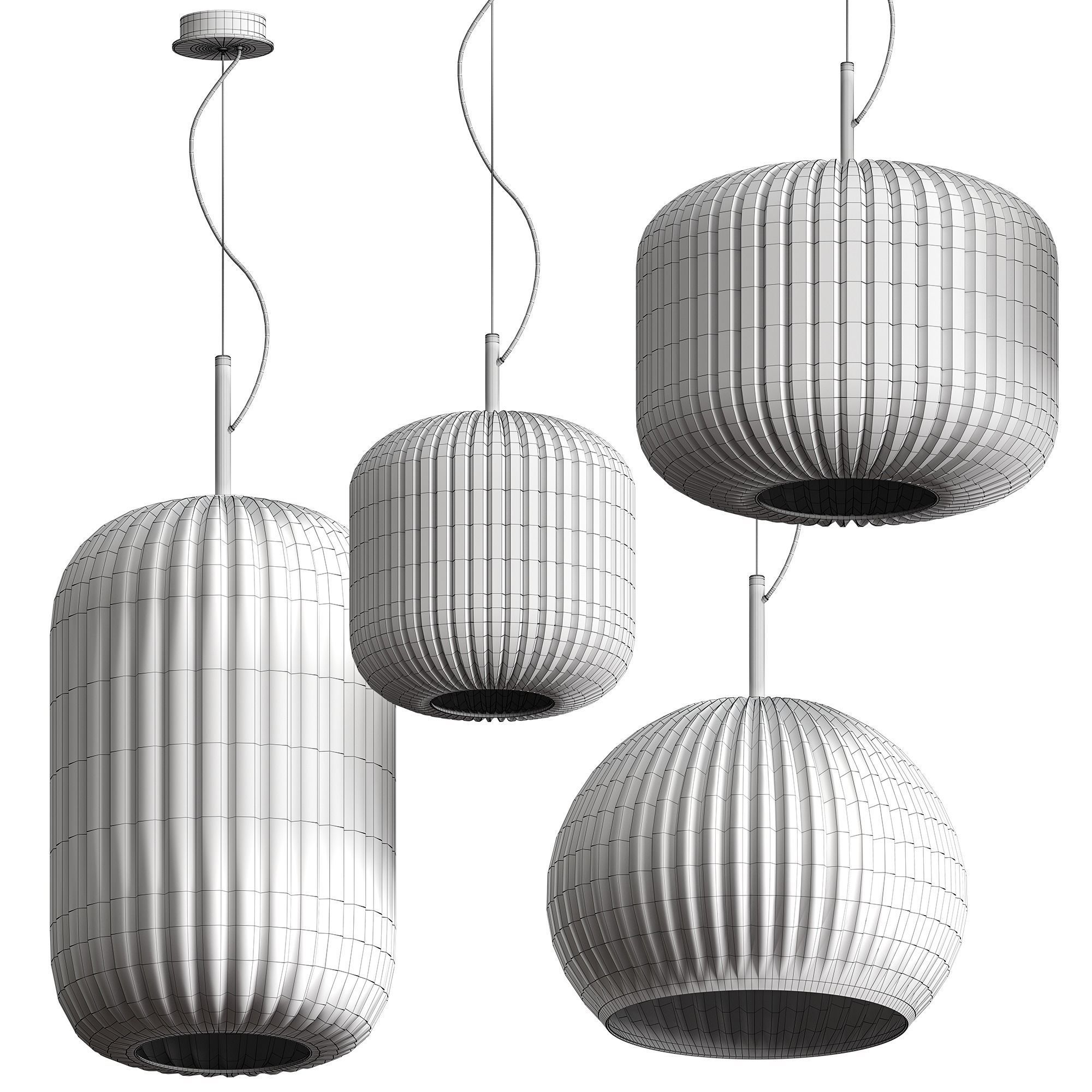 BLOOM Pendant Lamp Valaisin Gronlund 3D model_5