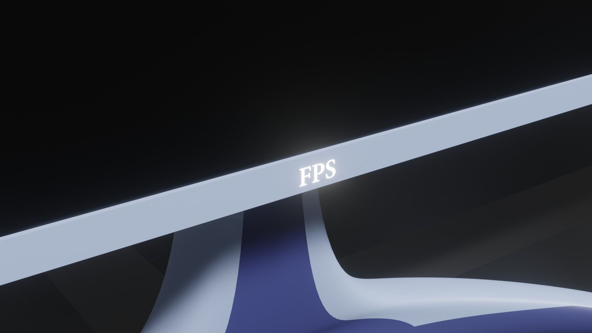 Gaming Monitor 3D model_2