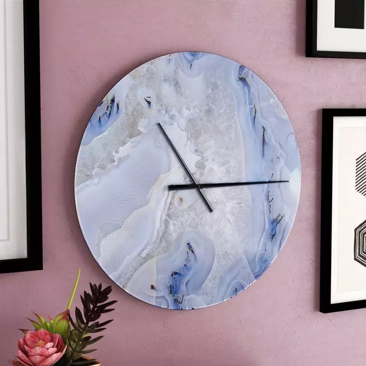 Stone Background Wall Clock Free 3D model