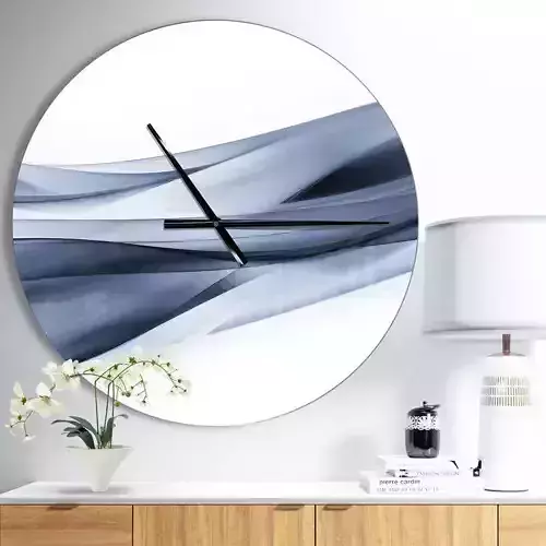 Oversized Glittering Light Wall Clock Free 3D model