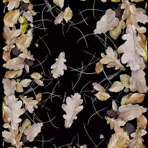 Autumn yellow leaves