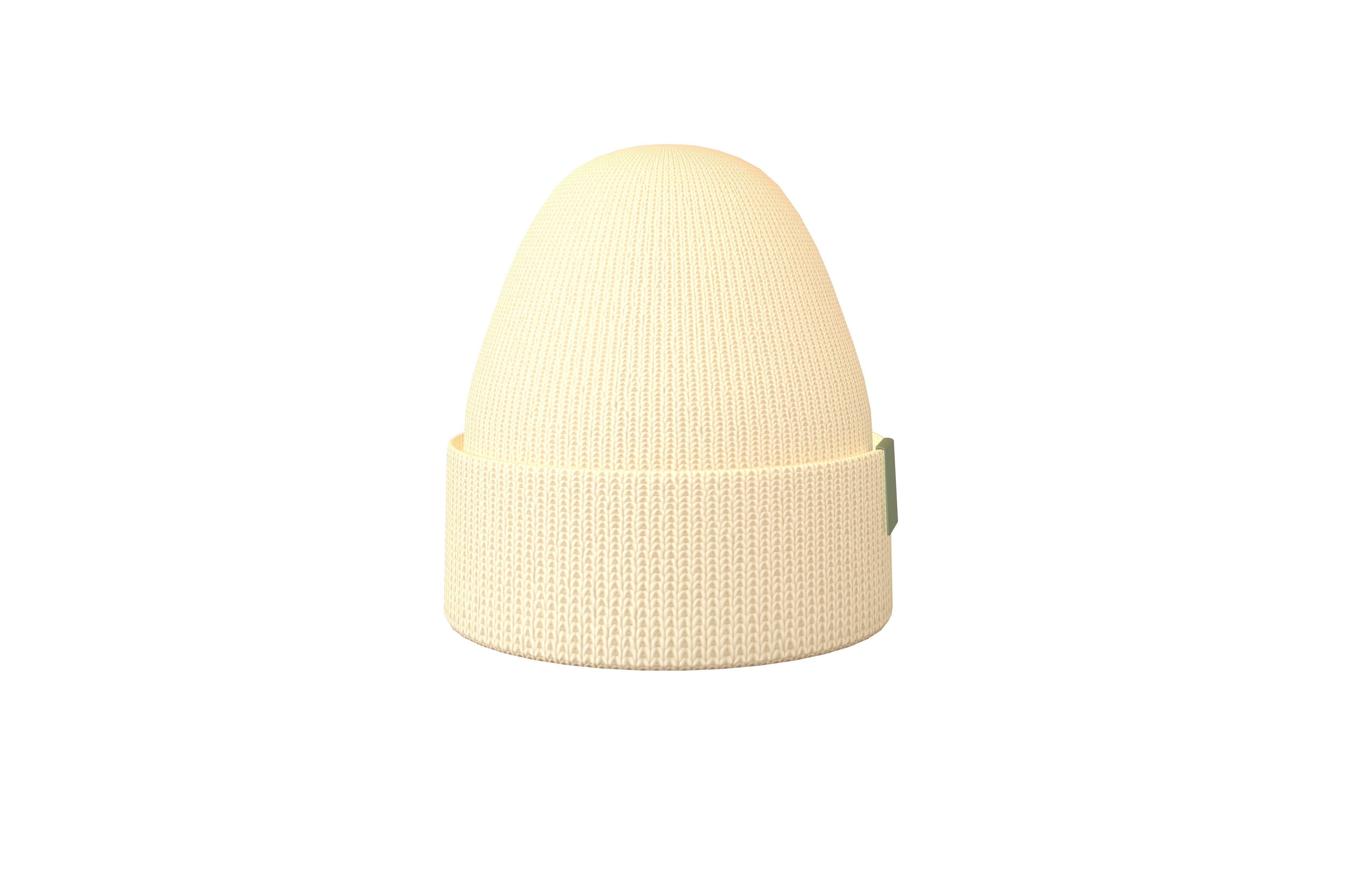 Knitted Hat v1 001 Low-poly 3D model_1