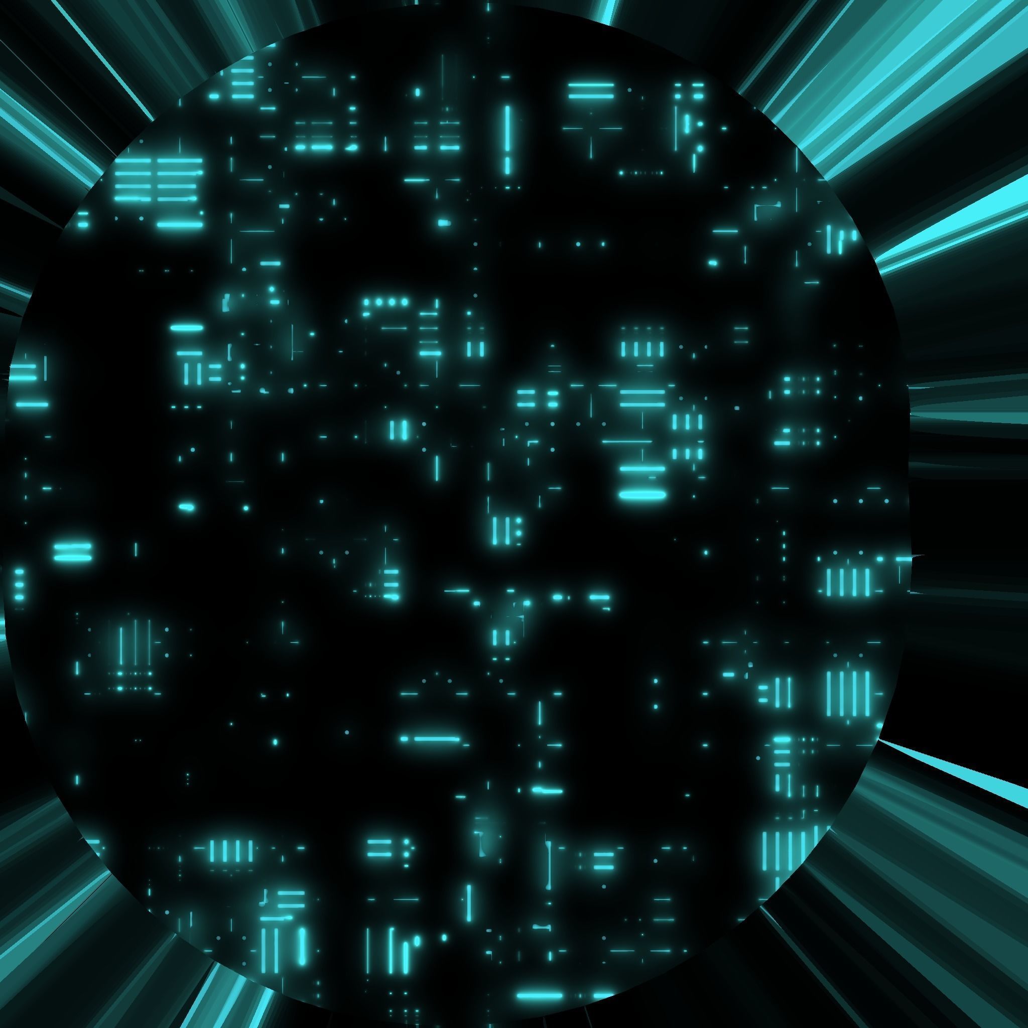 Sci fi city Energy Barrier 3D model_4