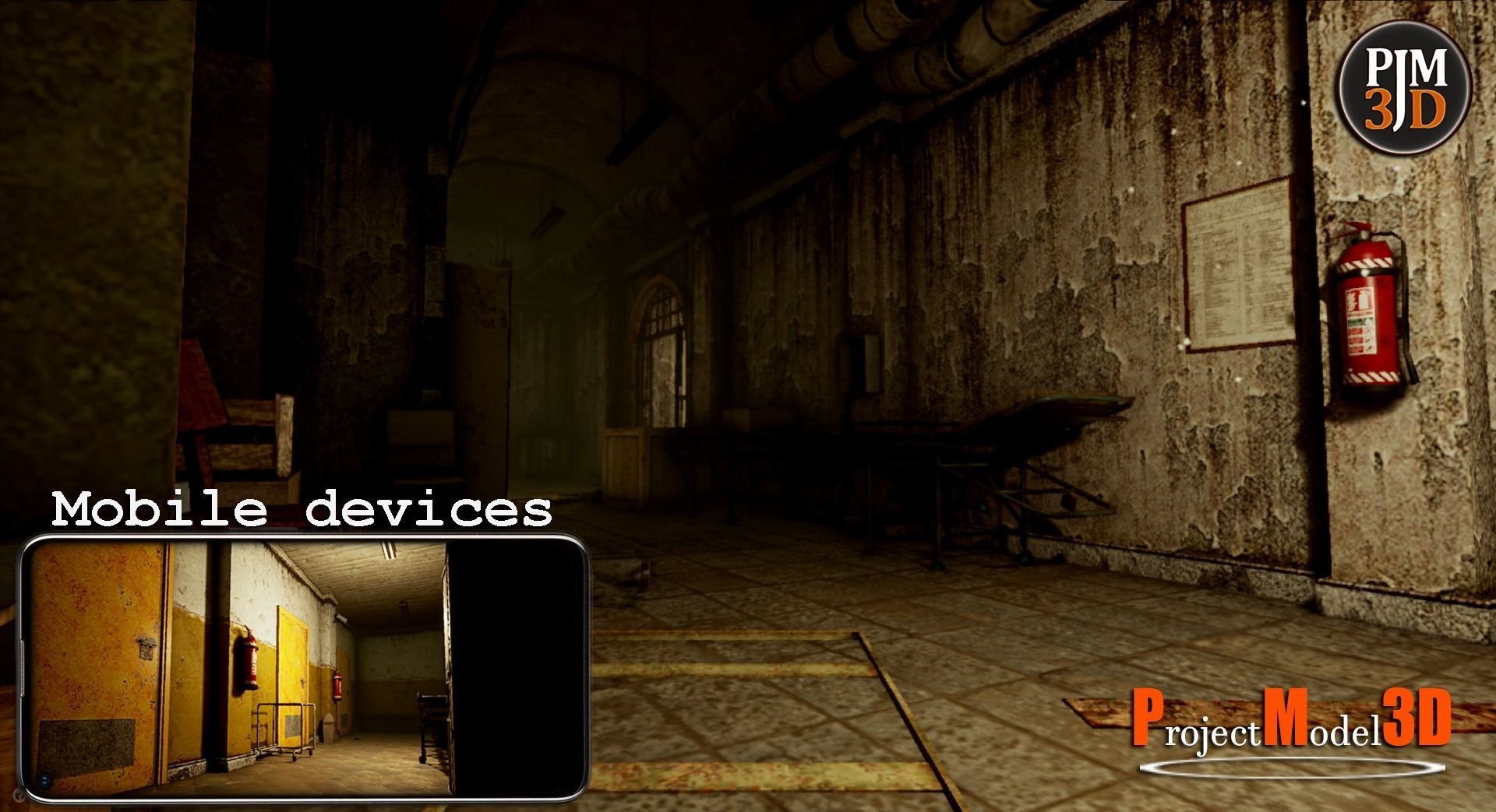 3D model UE4 Build modular package Mobile devicesVersion 001 VR / AR