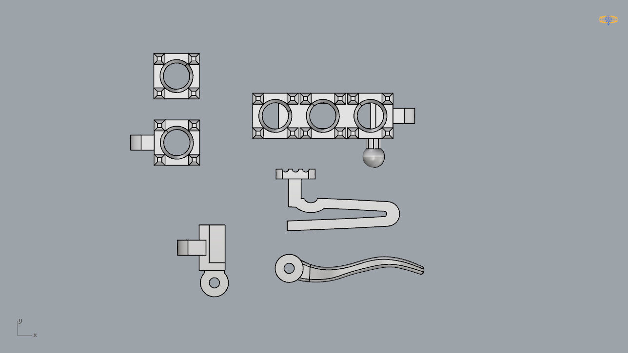 Tennis Bracelet 3D print model_15