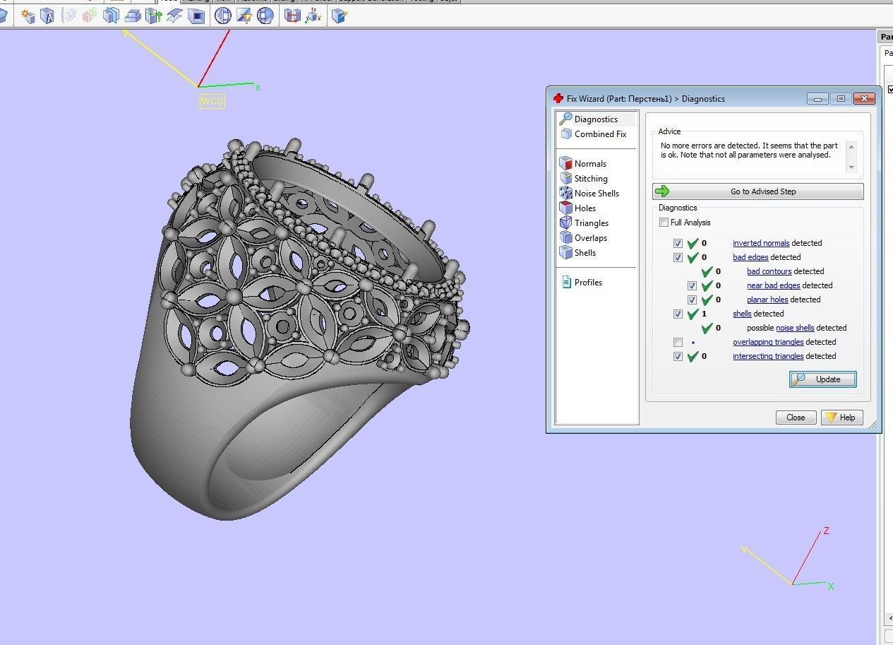 Set Ring and earring ready for 3d print 3D print model_1