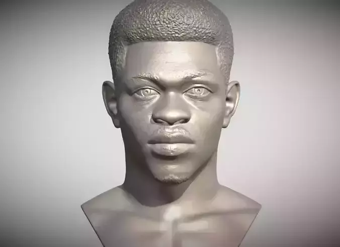 Lil Nas X bust for 3D printing 3D print model