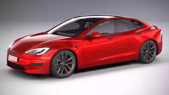 Tesla Model S 2021 3D model