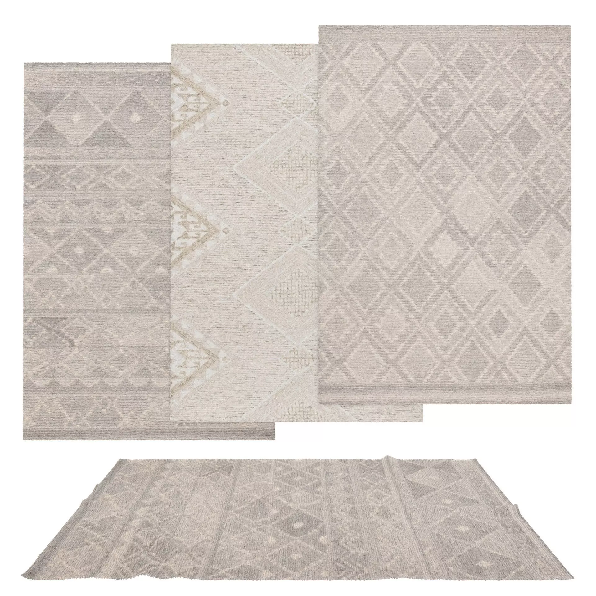 Rugs No 483 Low-poly 3D model_0