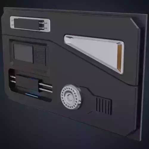 Sci Fi Prop 1A Low-poly 3D model