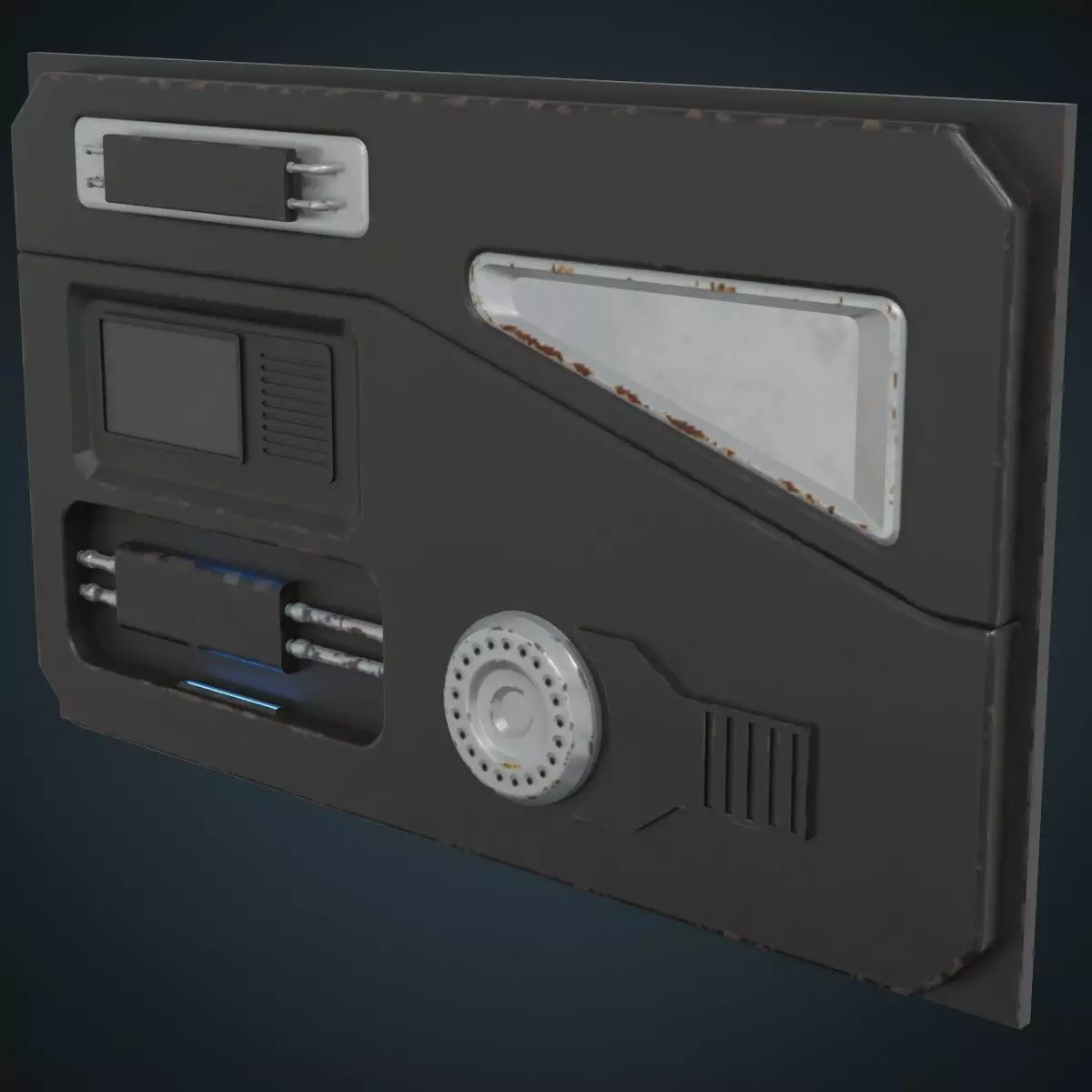 Sci Fi Prop 1B Low-poly 3D model_0
