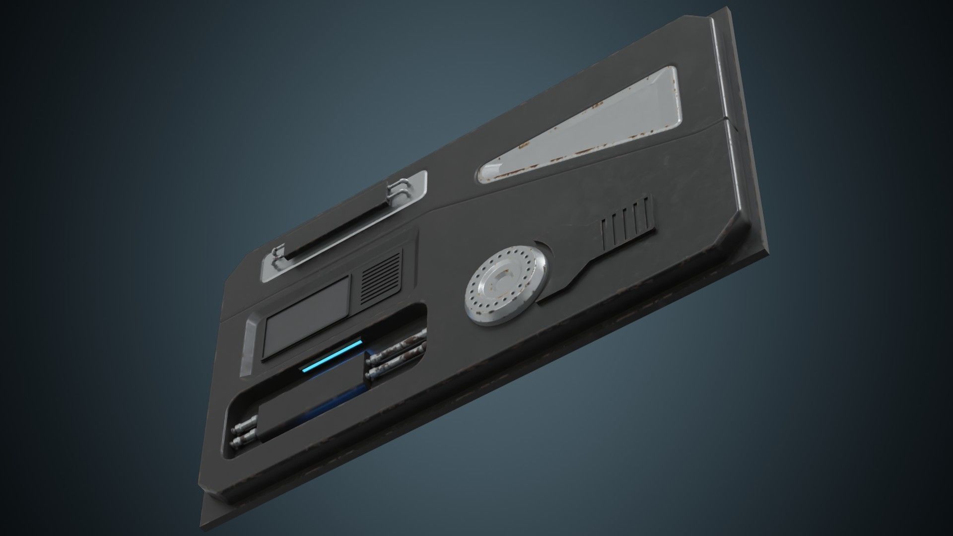 Sci Fi Prop 1B Low-poly 3D model_5