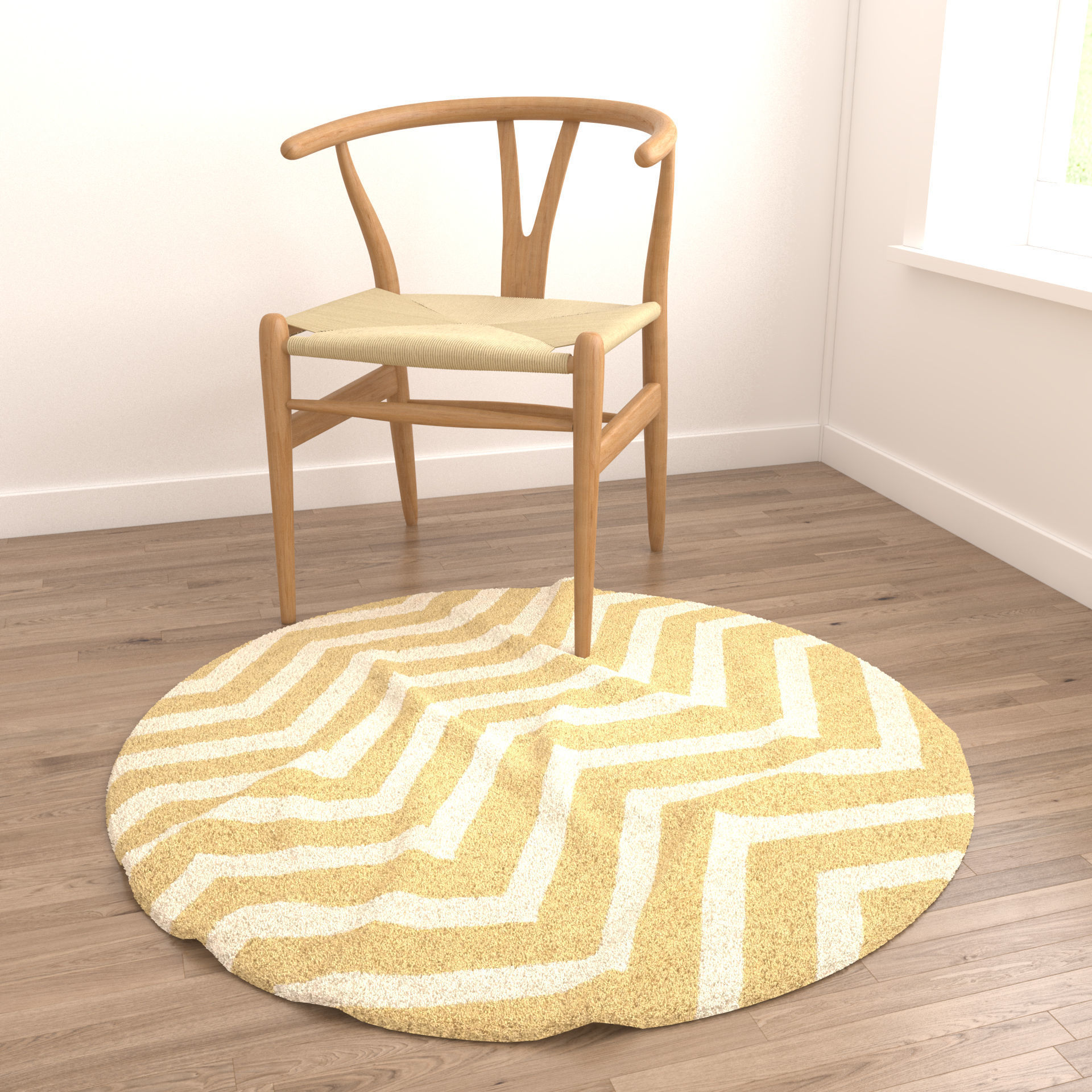Rugs No 485 Low-poly 3D model_3