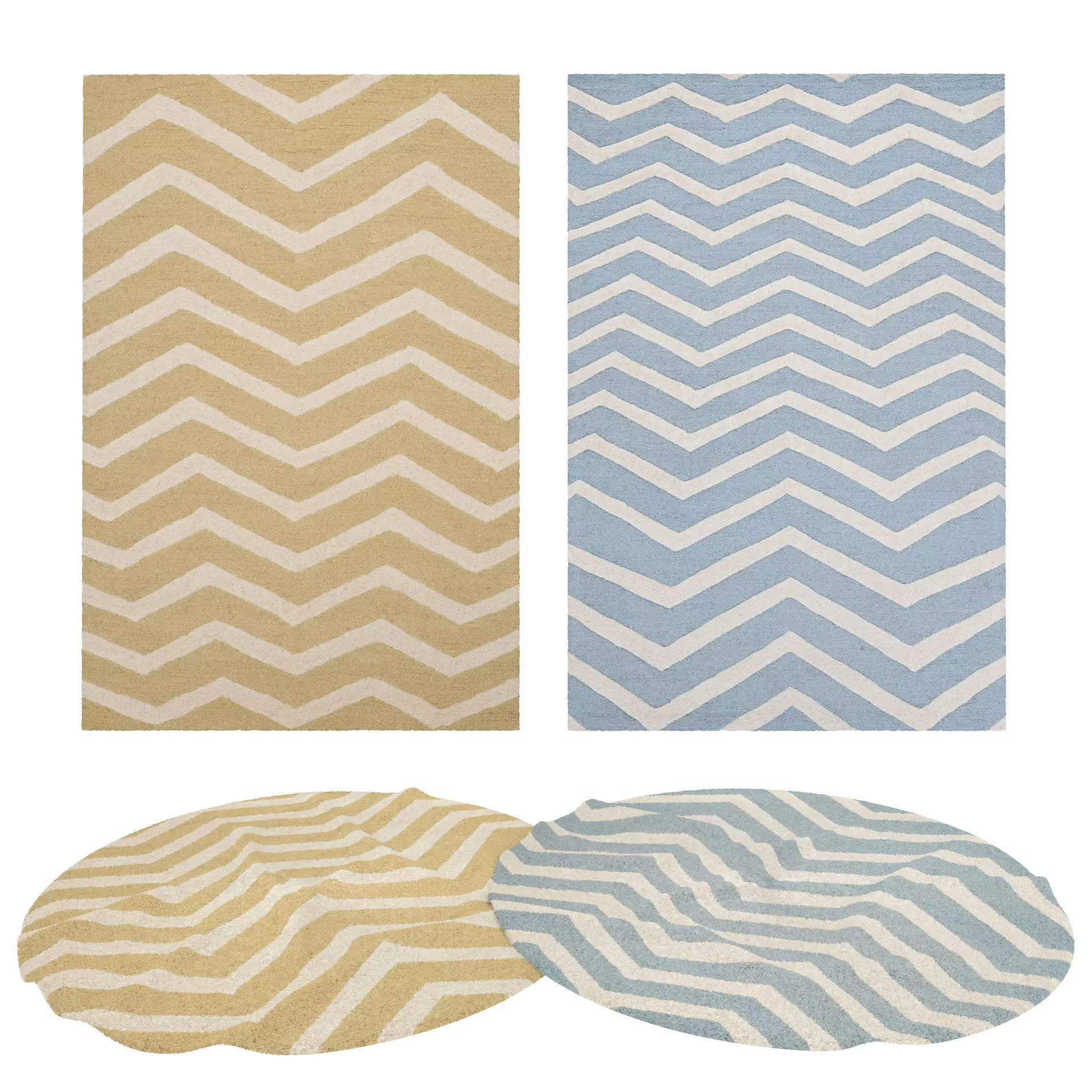 Rugs No 485 Low-poly 3D model_0