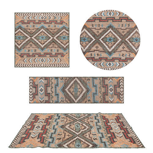 Rugs No 487 Low-poly 3D model