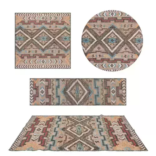 Rugs No 487 Low-poly 3D model